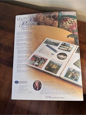 VINTAGE Creative Memories 12x15 Clear Polypropylene Page Protector SINGLE SHEETS